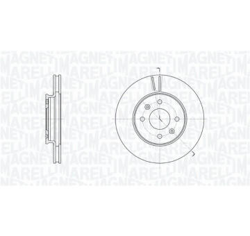 Brzdový kotouč MAGNETI MARELLI 361302040775