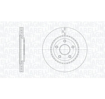 Brzdový kotouč MAGNETI MARELLI 361302040779