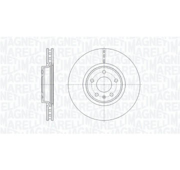 Brzdový kotouč MAGNETI MARELLI 361302040805