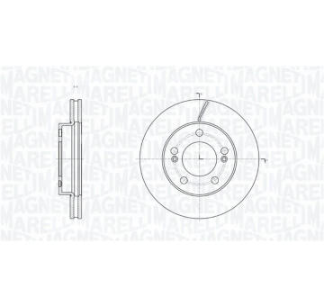 Brzdový kotouč MAGNETI MARELLI 361302040809