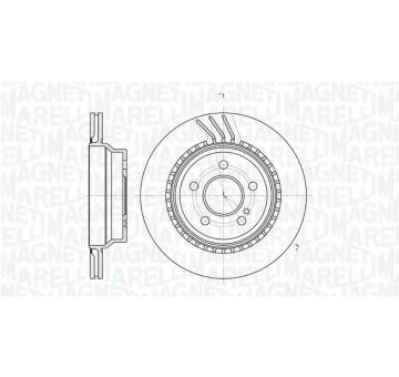 Brzdový kotouč MAGNETI MARELLI 361302040812