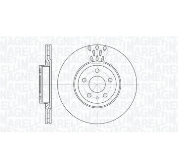 Brzdový kotouč MAGNETI MARELLI 361302040813