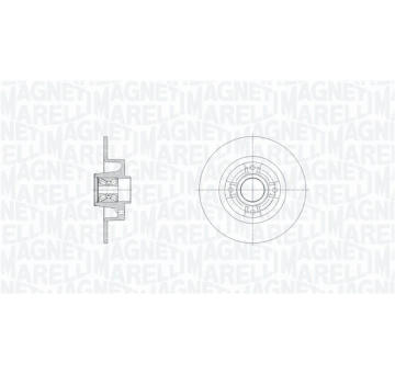 Brzdový kotouč MAGNETI MARELLI 361302040816