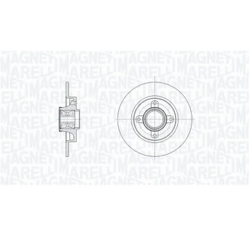 Brzdový kotouč MAGNETI MARELLI 361302040818
