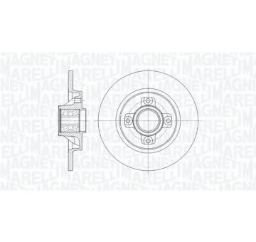 Brzdový kotouč MAGNETI MARELLI 361302040823