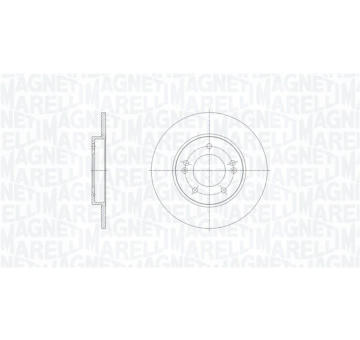 Brzdový kotouč MAGNETI MARELLI 361302040825