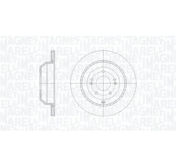 Brzdový kotouč MAGNETI MARELLI 361302040826