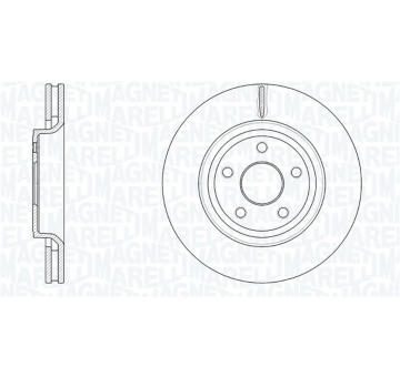 Brzdový kotouč MAGNETI MARELLI 361302040839