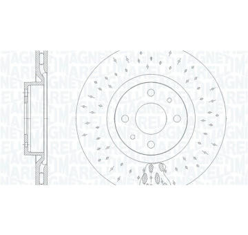 Brzdový kotouč MAGNETI MARELLI 361302040841