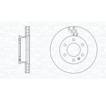 Brzdový kotouč MAGNETI MARELLI 361302040904