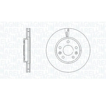 Brzdový kotouč MAGNETI MARELLI 361302040913