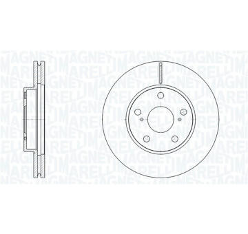 Brzdový kotouč MAGNETI MARELLI 361302040920