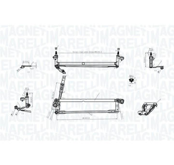 Tyčoví stěračů MAGNETI MARELLI 085570177010