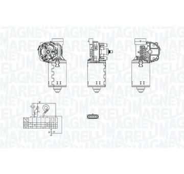 Motor stieračov MAGNETI MARELLI 060500101010