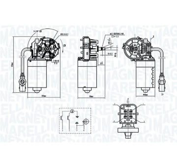 Motor stieračov MAGNETI MARELLI 064370000010