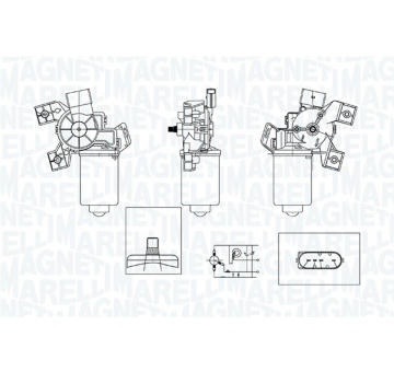 Motor stěračů MAGNETI MARELLI 064371200010