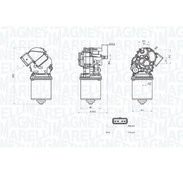 Motor stieračov MAGNETI MARELLI 064371700010