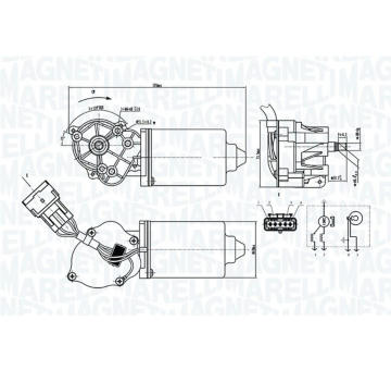 Motor stieračov MAGNETI MARELLI 064372000010