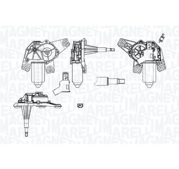 Motor stieračov MAGNETI MARELLI 064372900010