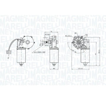 Motor stieračov MAGNETI MARELLI 064373100010