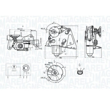 Motor stieračov MAGNETI MARELLI 064374400010