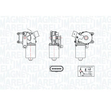 Motor stieračov MAGNETI MARELLI 064375300010