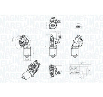 Motor stieračov MAGNETI MARELLI 064375700010