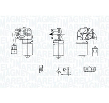 Motor stieračov MAGNETI MARELLI 064375900010