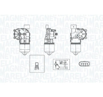 Motor stieračov MAGNETI MARELLI 064376090010