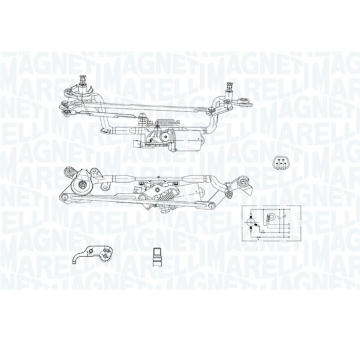 Motor stieračov MAGNETI MARELLI 064377200010