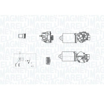 Motor stieračov MAGNETI MARELLI 064378700010