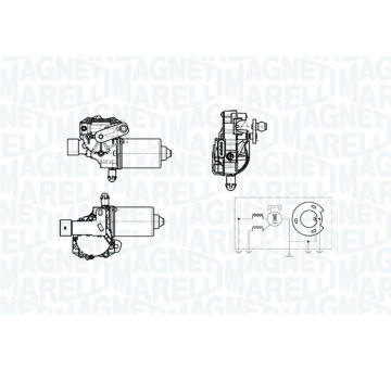 Motor stieračov MAGNETI MARELLI 064378900010