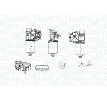 Motor stieračov MAGNETI MARELLI 064379100010
