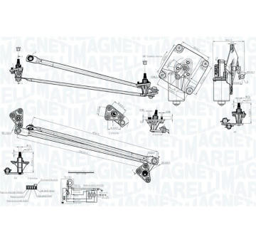 Systém čistenia skiel MAGNETI MARELLI 064351713010