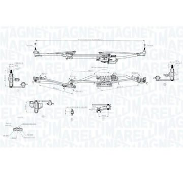 Systém čistenia skiel MAGNETI MARELLI 064351732010
