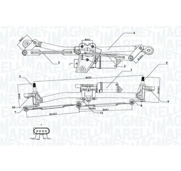 System cisteni skel MAGNETI MARELLI 064351735010
