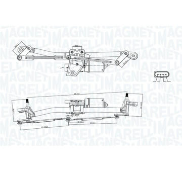 Systém čistenia skiel MAGNETI MARELLI 064351751010