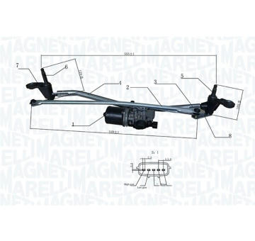 System cisteni skel MAGNETI MARELLI 064351758010