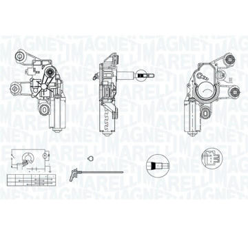 Motor stieračov MAGNETI MARELLI 064342008010