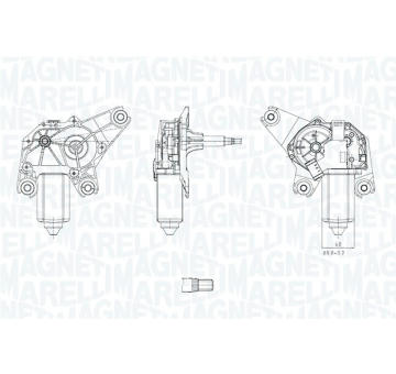 Motor stieračov MAGNETI MARELLI 064071600010