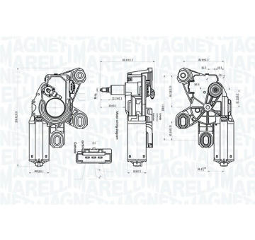 Motor stieračov MAGNETI MARELLI 064071800010
