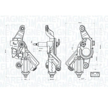 Motor stieračov MAGNETI MARELLI 064072100010