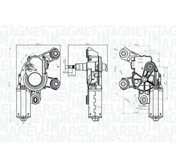 Motor stieračov MAGNETI MARELLI 064072500010