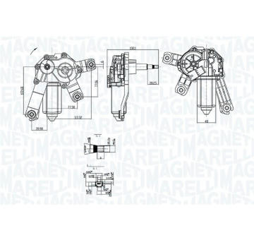 Motor stieračov MAGNETI MARELLI 064073700010