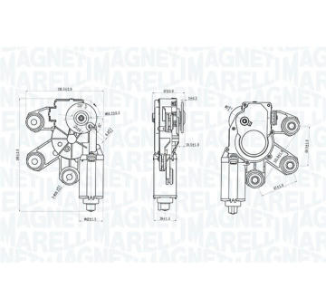 Motor stieračov MAGNETI MARELLI 064074900010