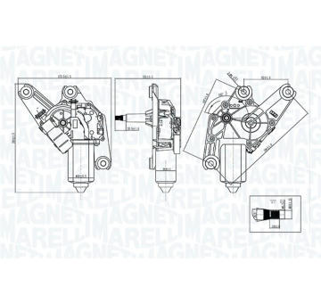 Motor stieračov MAGNETI MARELLI 064075600010