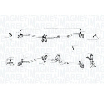 Mechanizmus stieračov MAGNETI MARELLI 085570704010