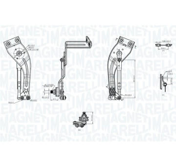 Mechanizmus stieračov MAGNETI MARELLI 085570712010