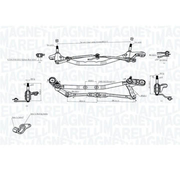 Tyčoví stěračů MAGNETI MARELLI 085570725010