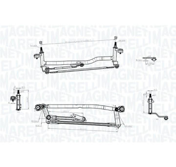 Mechanizmus stieračov MAGNETI MARELLI 085570733010